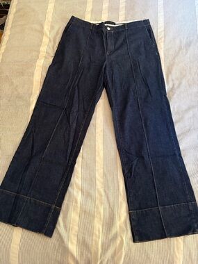 Zara Dark Denim Trousers